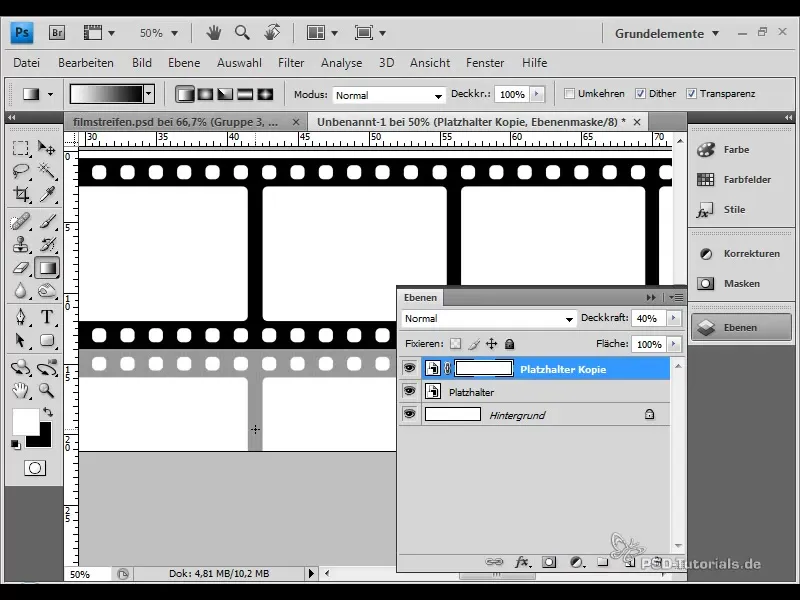 Membuat strip film dengan pantulan dan pertukaran cepat Buatlah strip film dengan pantulan dan pertukaran cepat