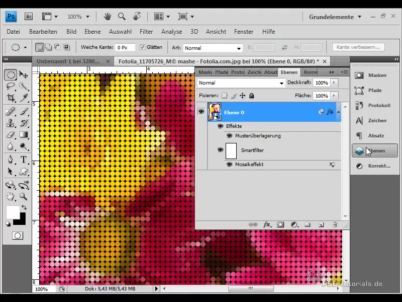 Fascinerende sirkelmønster-effekt for kreative design