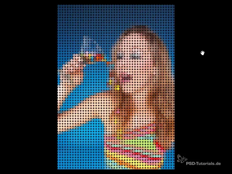 Fascinerende sirkelmosaikk-effekt for kreative design