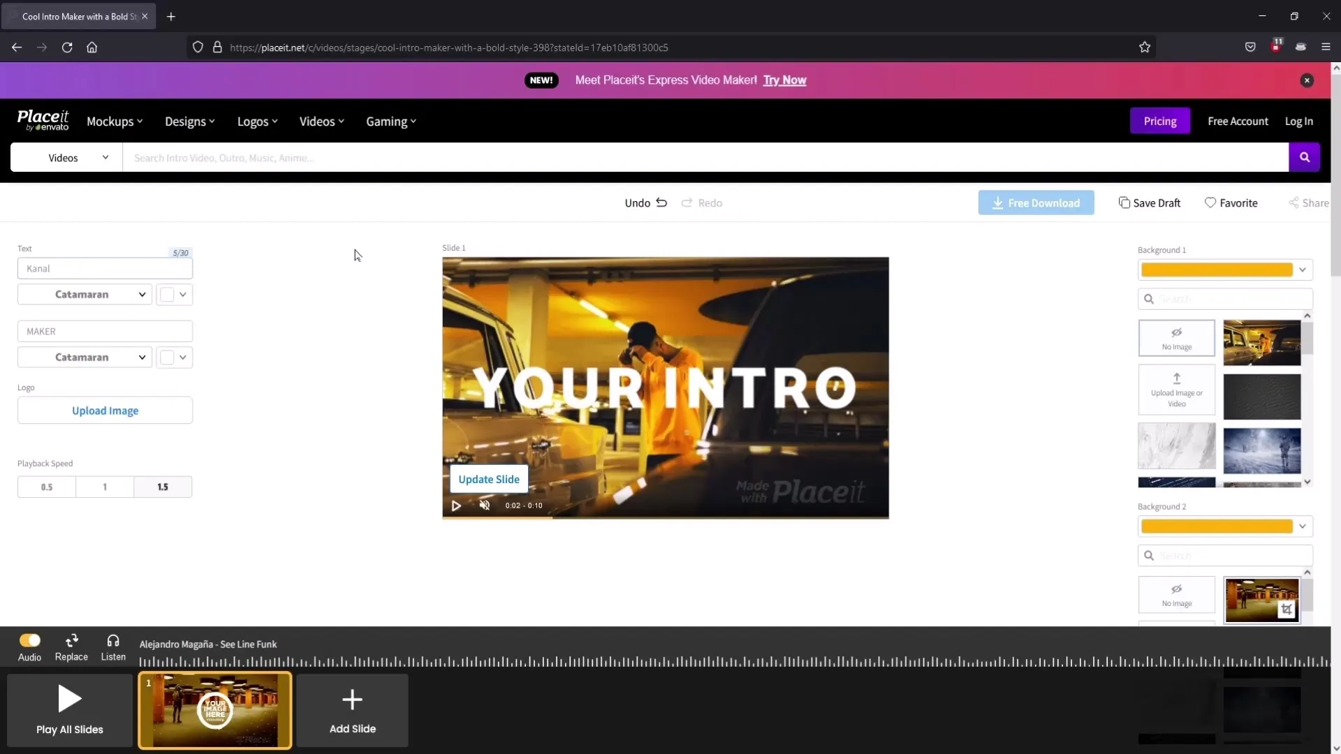 Membuat Intro YouTube gratis sendiri Membuat intro YouTube gratis sendiri