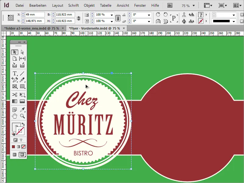 Mendesain menu profesional di Adobe InDesign - Bagian 2