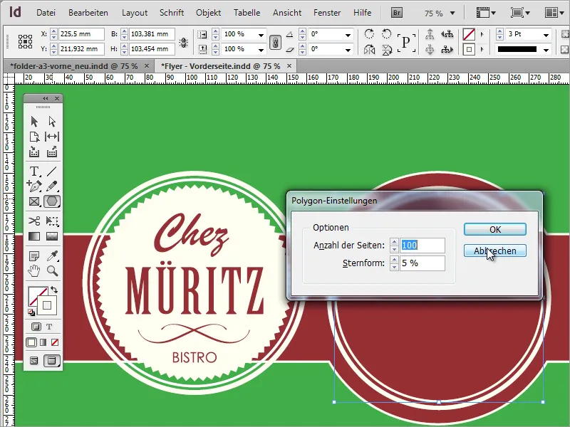 Mendesain menu profesional di Adobe InDesign - Bagian 2