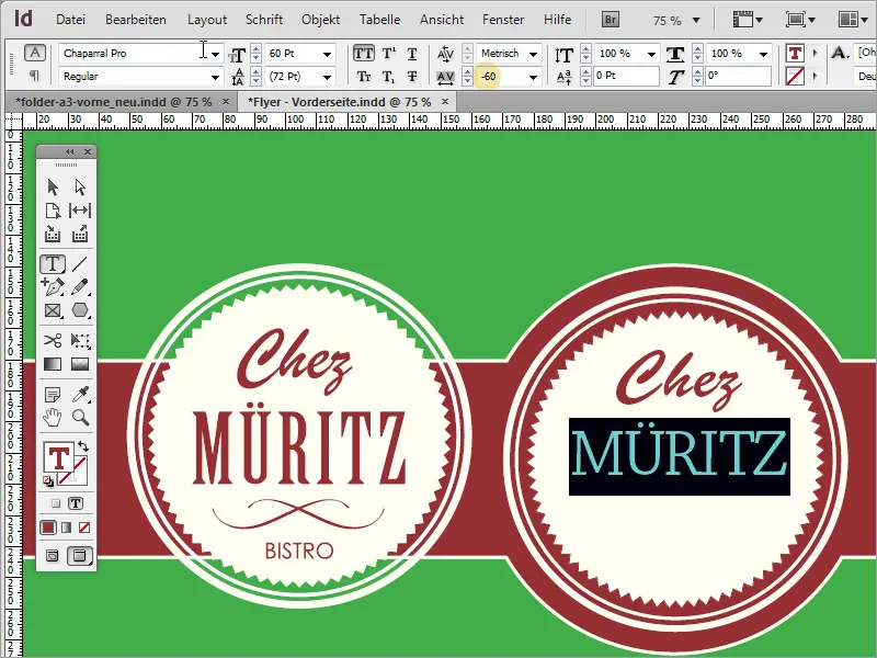 Crearea unui meniu profesional în Adobe InDesign - Partea a doua Realizarea unui meniu profesional în Adobe InDesign - Partea a 2-a