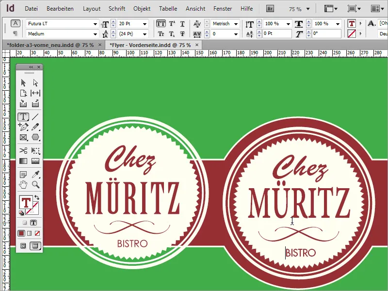 Crearea unui meniu profesional în Adobe InDesign - Partea a 2-a Crearea unui meniu profesional în Adobe InDesign - Partea a 2-a