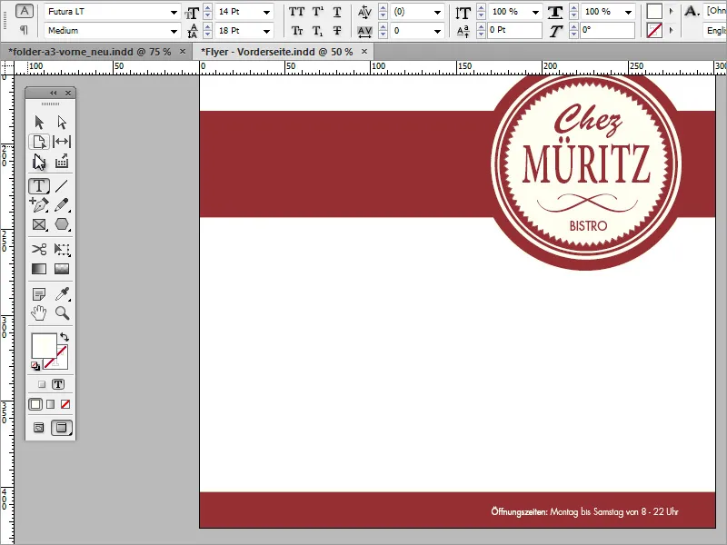 Mendesain menu profesional di Adobe InDesign - Bagian 2