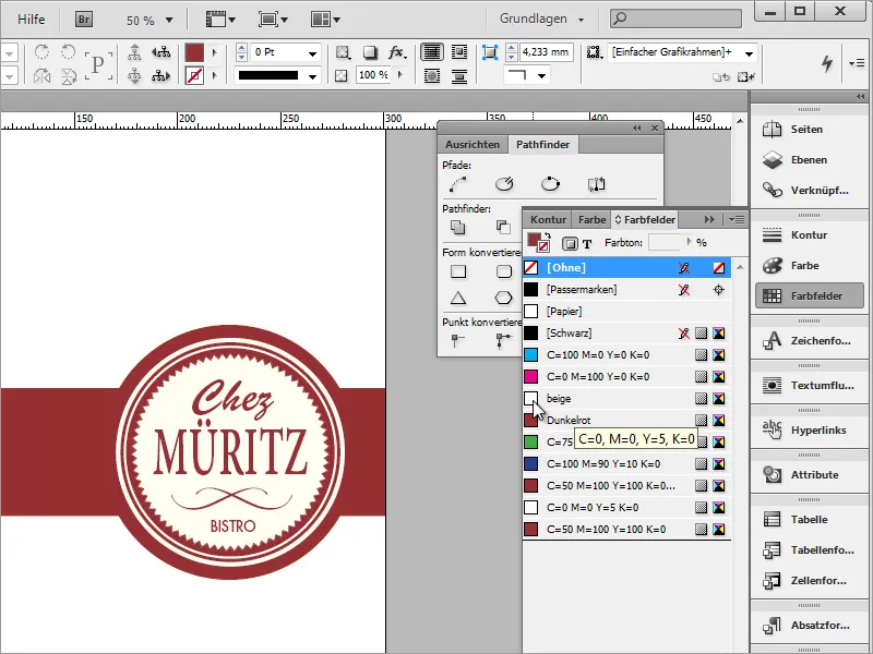 Mendesain menu profesional di Adobe InDesign - Bagian 2