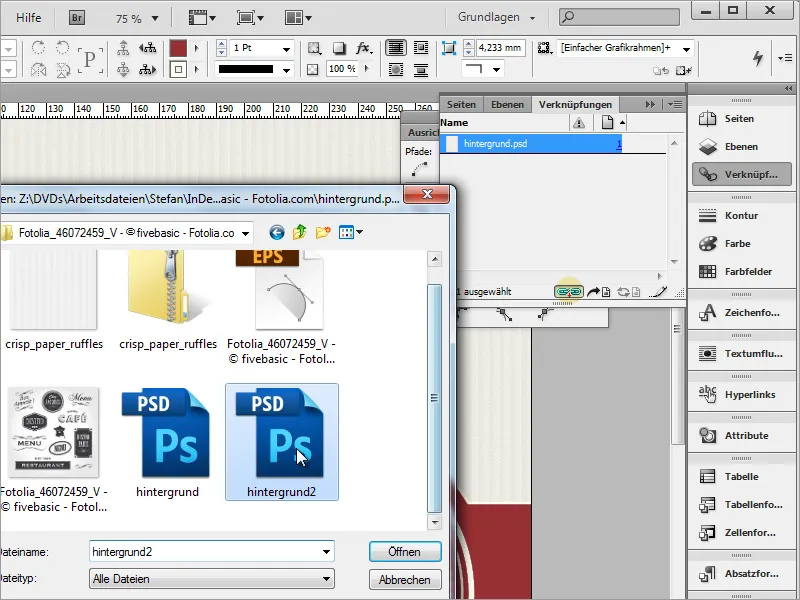 Mendesain menu profesional di Adobe InDesign - Bagian 2