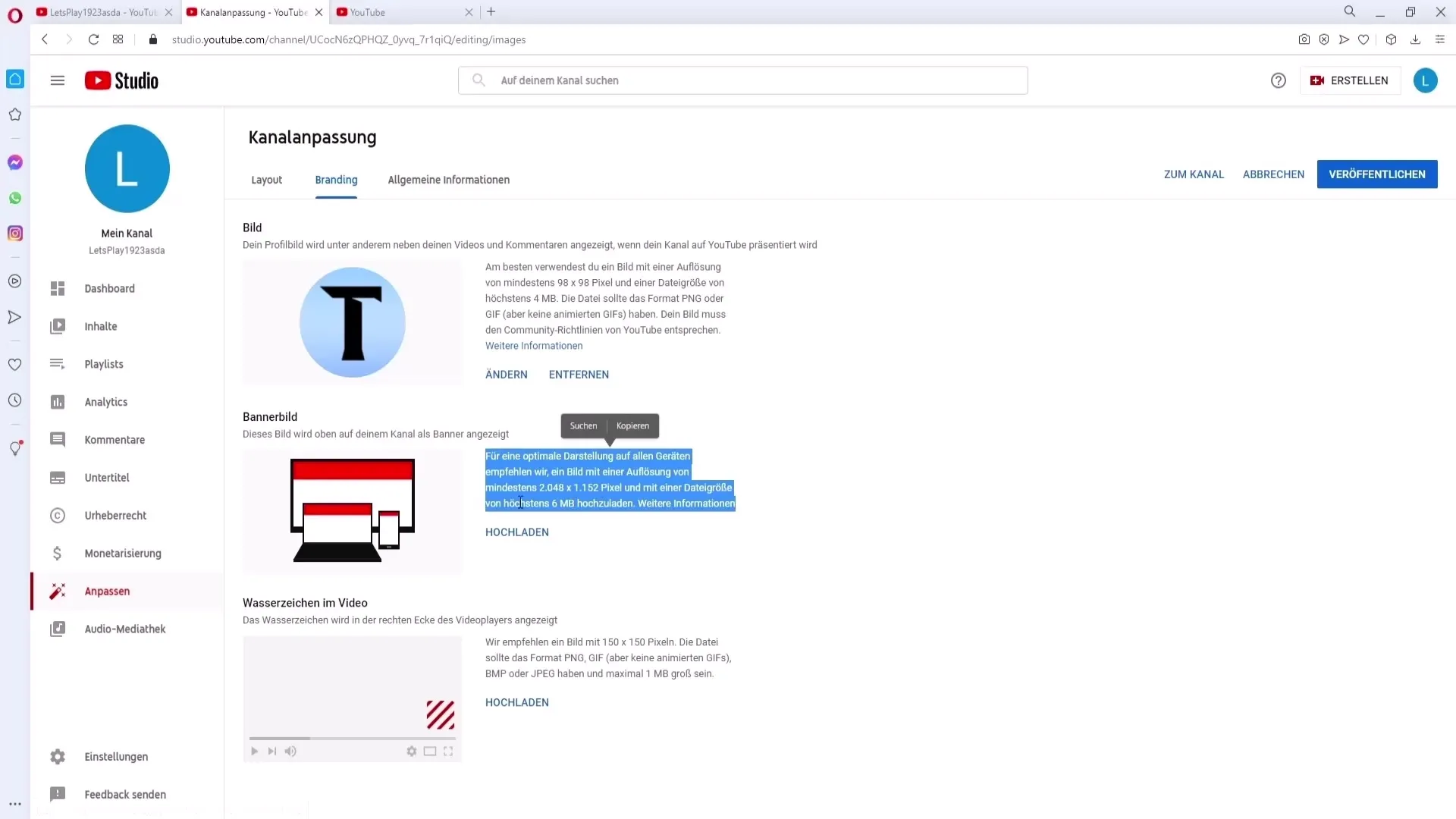 Membuat saluran YouTube yang sukses - Panduan langkah demi langkah Mendirikan saluran YouTube dengan sukses - Panduan langkah demi langkah