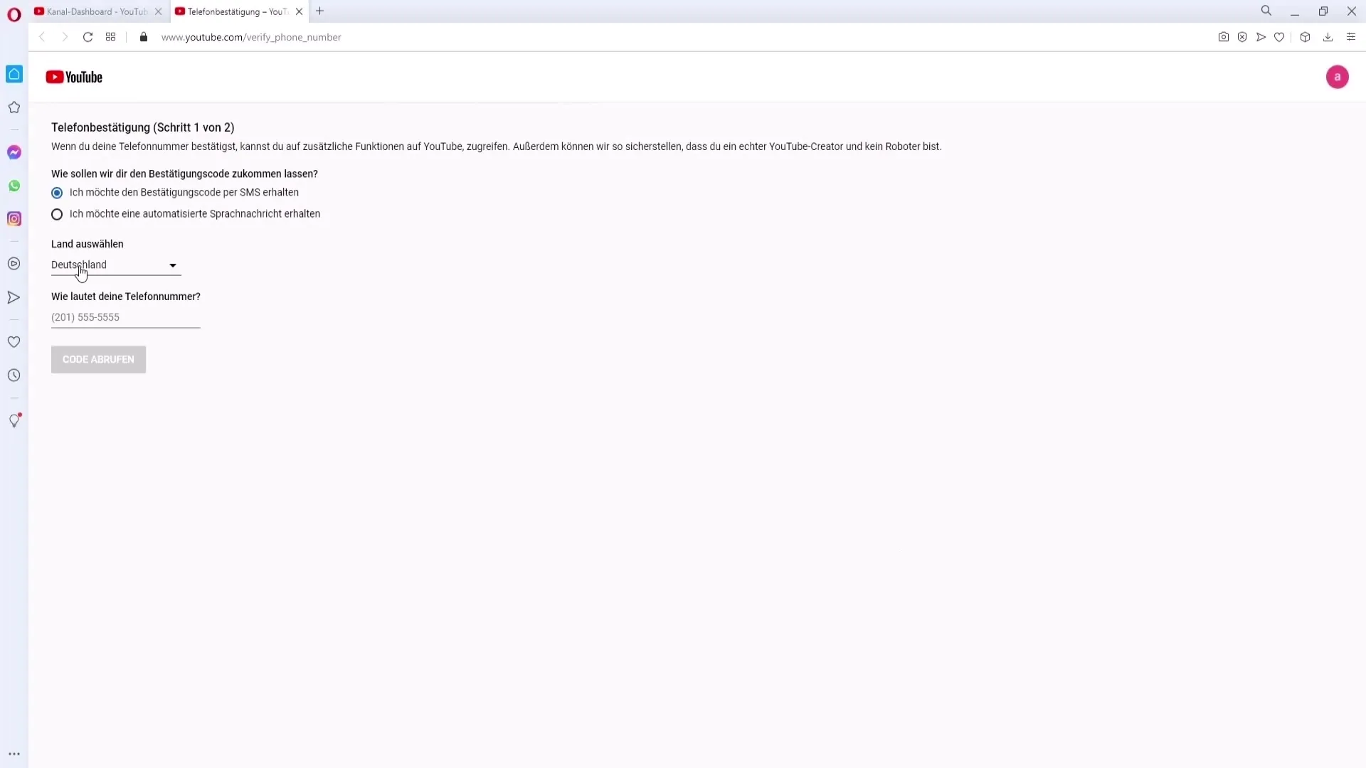 YouTube-Konto verifizieren für längere Uploads