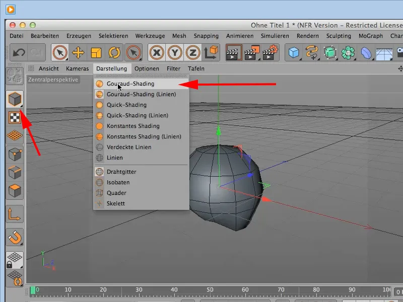 Sculpting in CINEMA 4D - Kreativtraining: Teil 02 - Grundobjekt vorbereiten