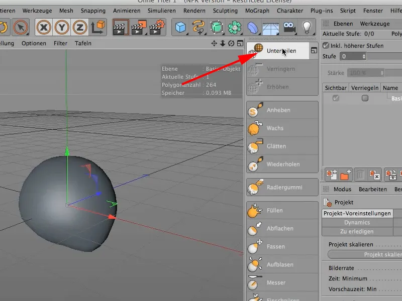 Sculpting in CINEMA 4D - Kreativtraining: Teil 02 - Grundobjekt vorbereiten