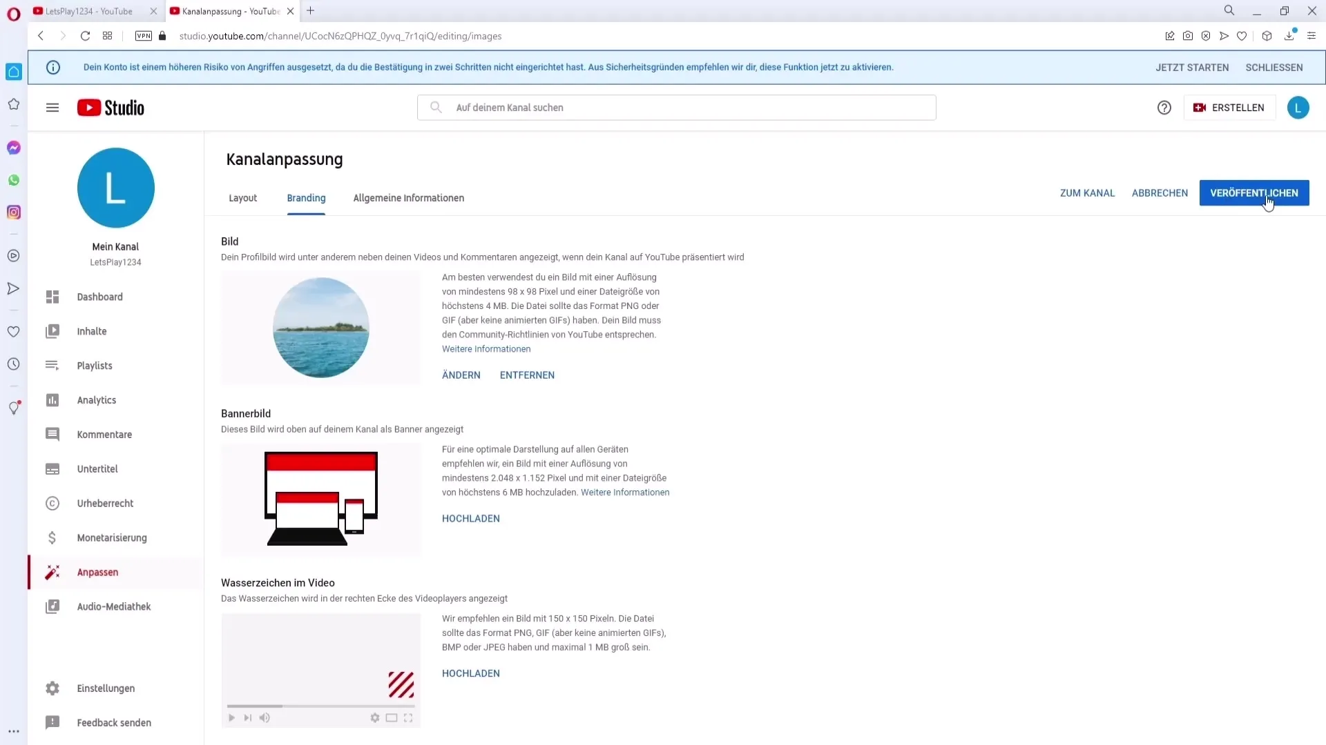 Endre profilbilde på YouTube - Trinn-for-trinn veiledning