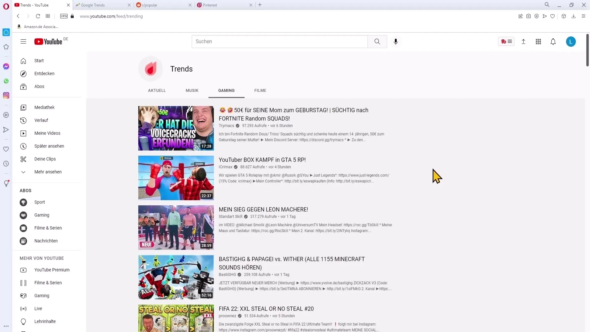 Temukan tren terbaru dengan efektif untuk saluran YouTube Anda Temukan tren terbaru secara efektif untuk saluran YouTube Anda