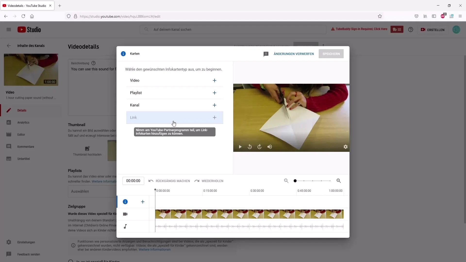 Infoark og avslutning for mer YouTube-interaksjon