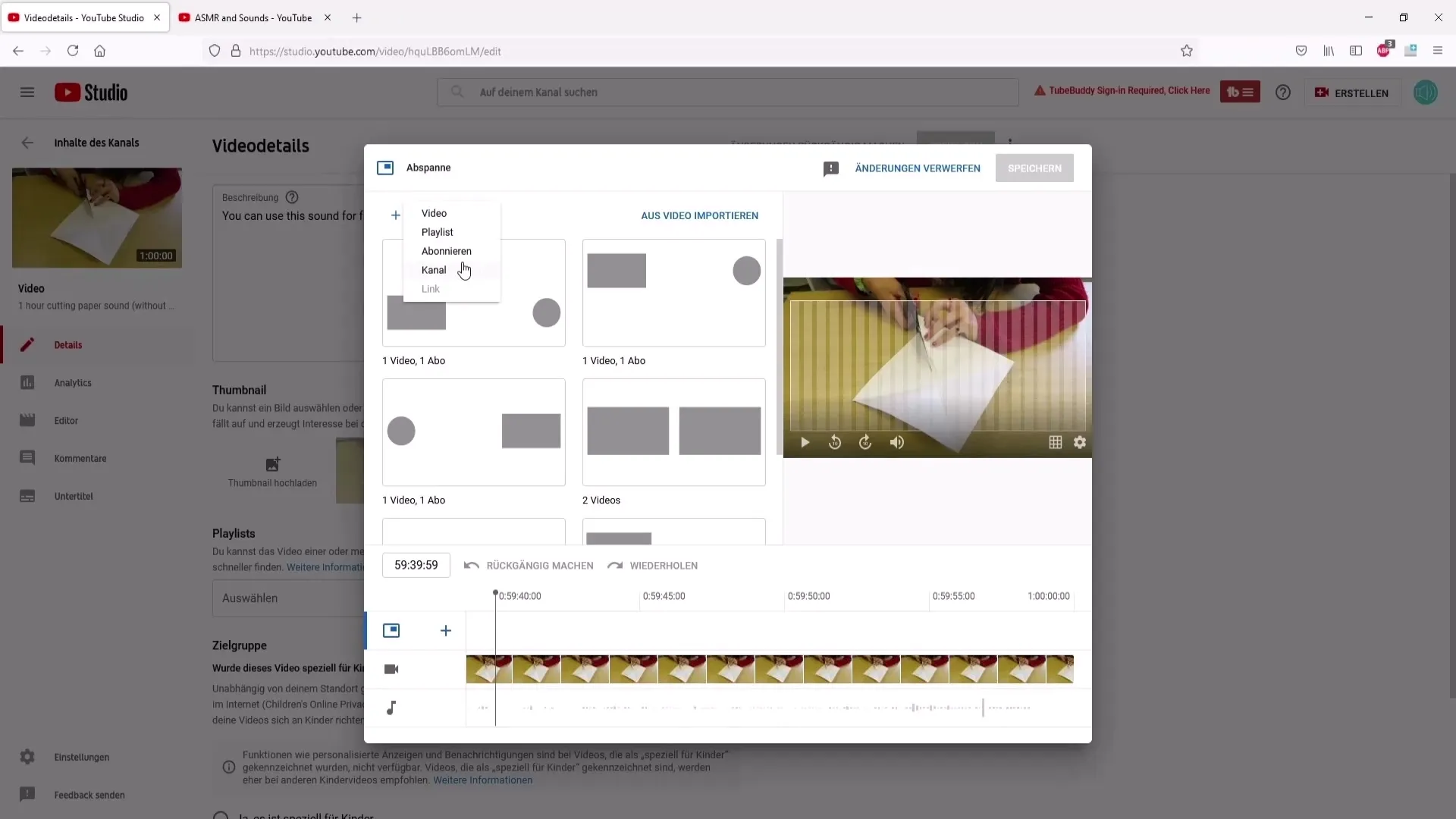 Infokort og avslutning for mer YouTube-interaksjon