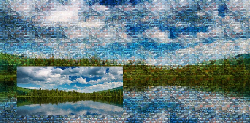 Lage fotomosaikk