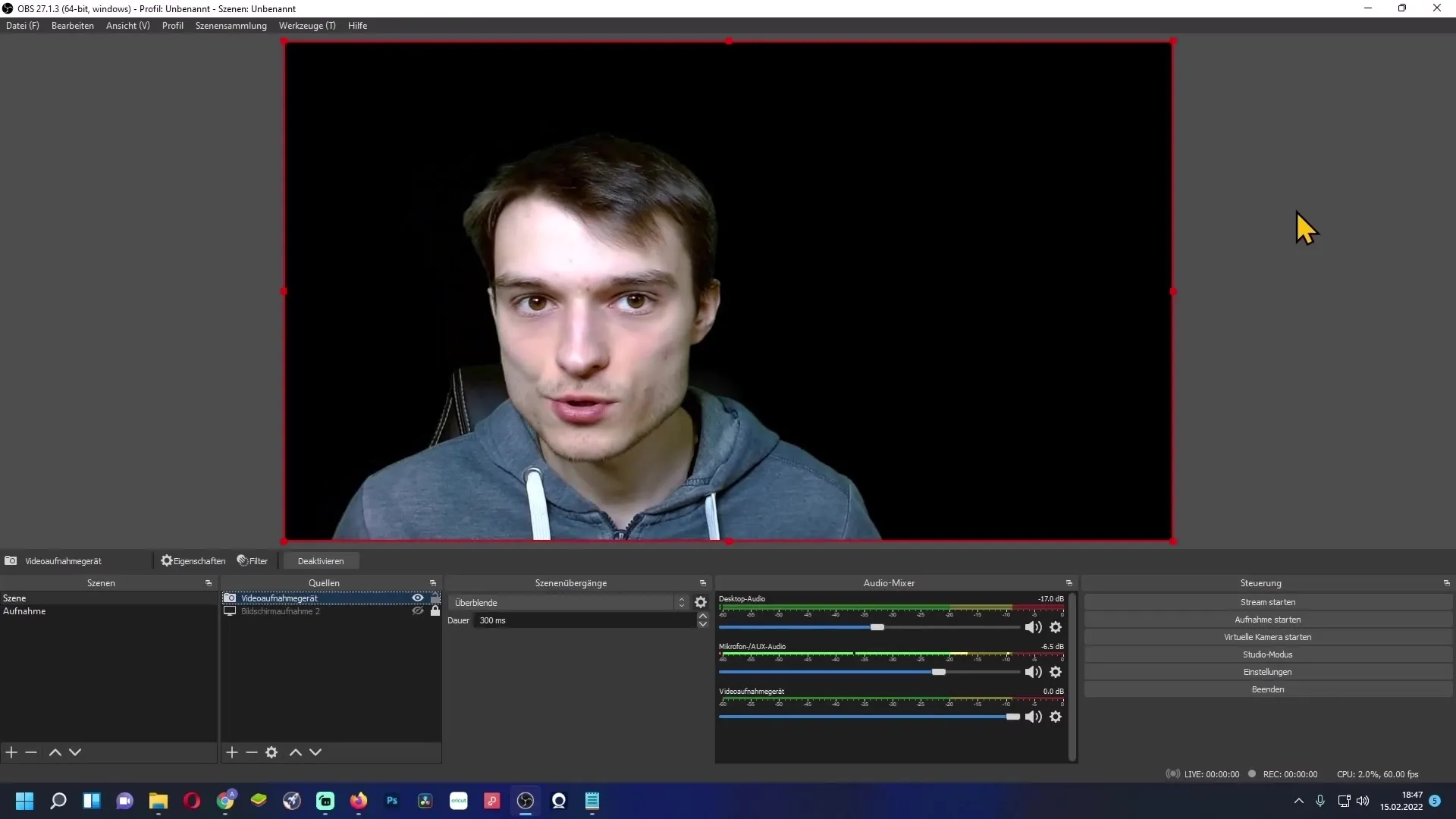 Fjern greenscreenen raskt i OBS Studio