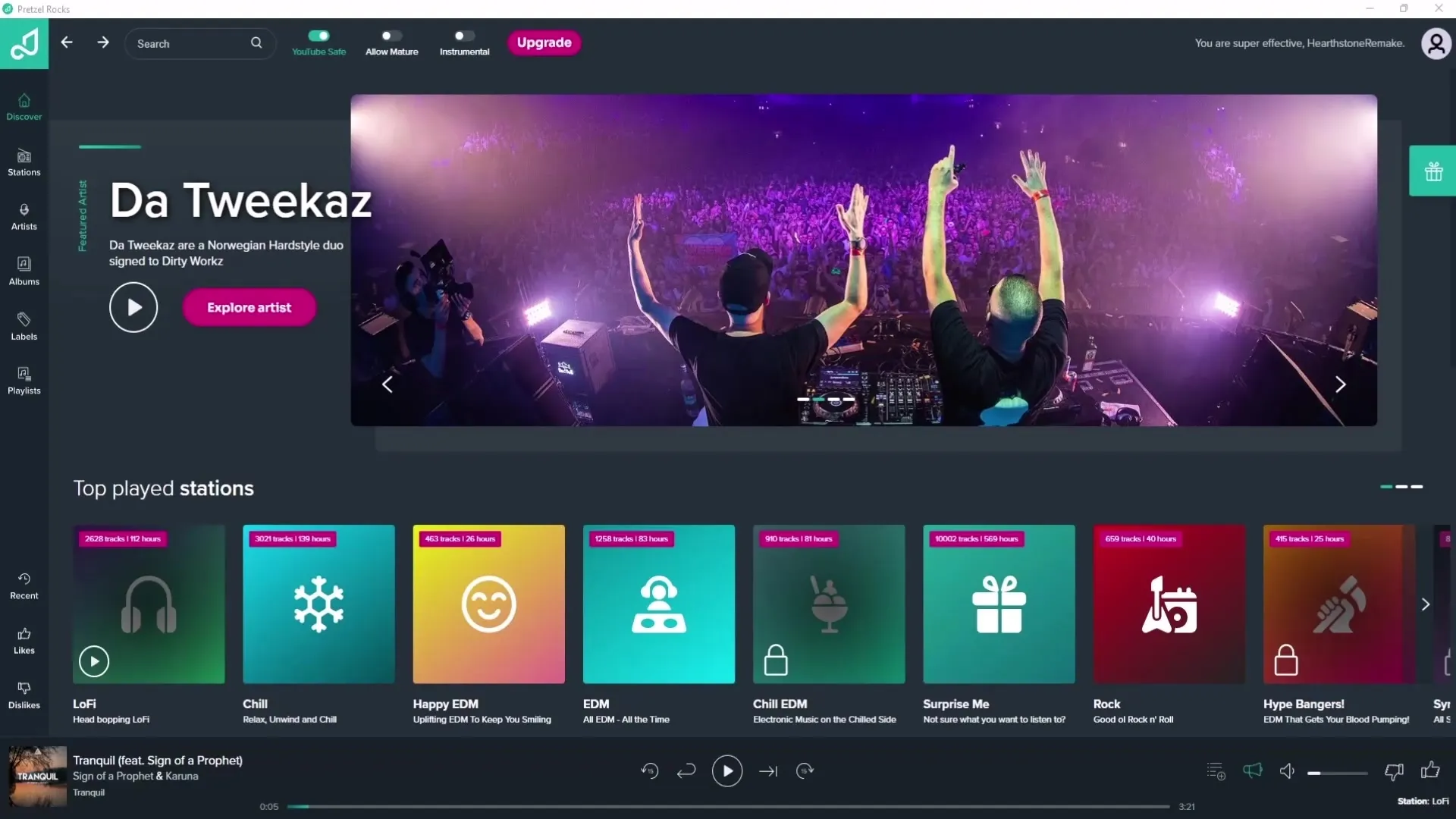 Gratis musikk for YouTube-videoer med BrezelRocks