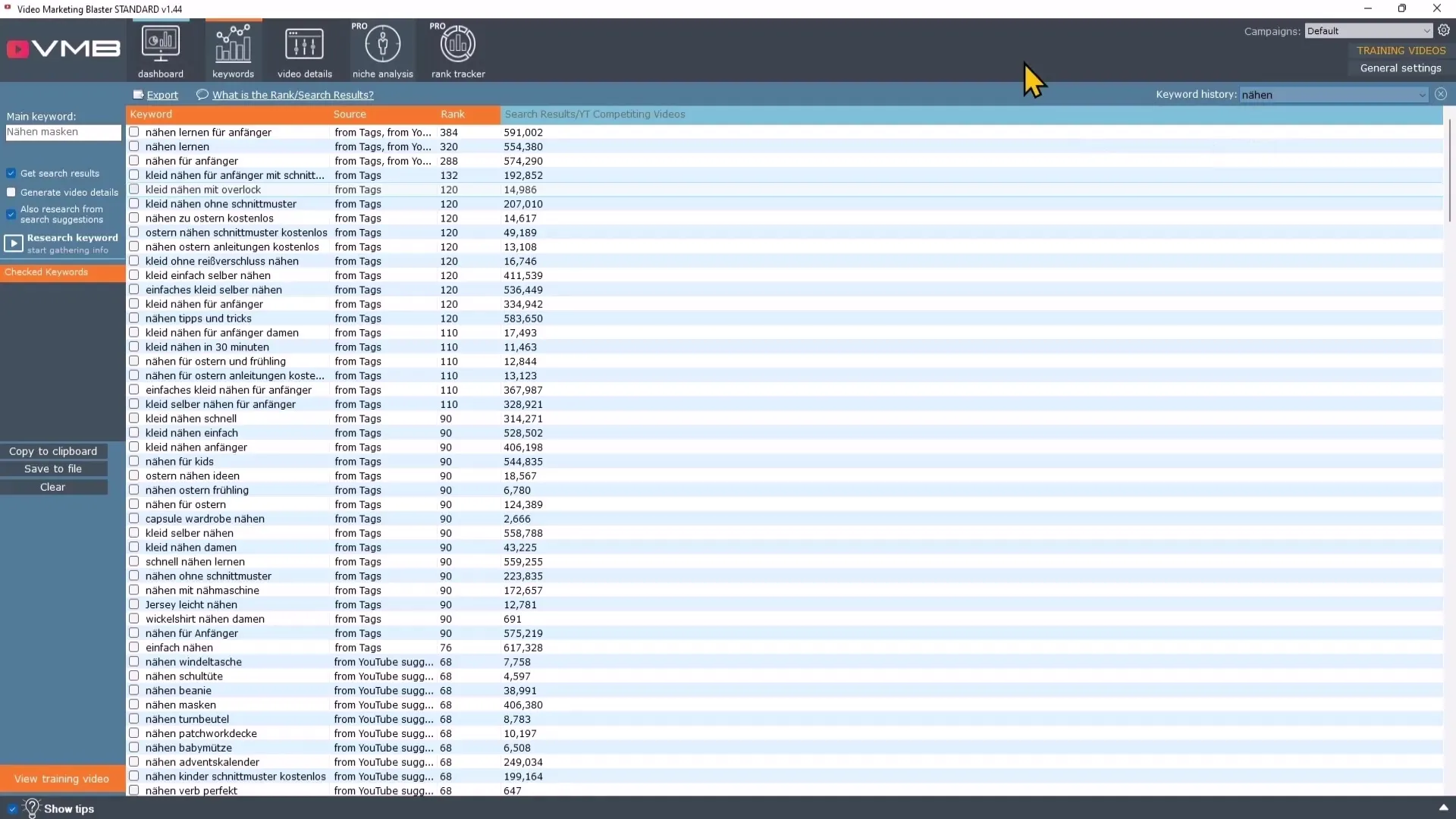 Automatiserte YouTube-videoer med Videoomarketing Blaster