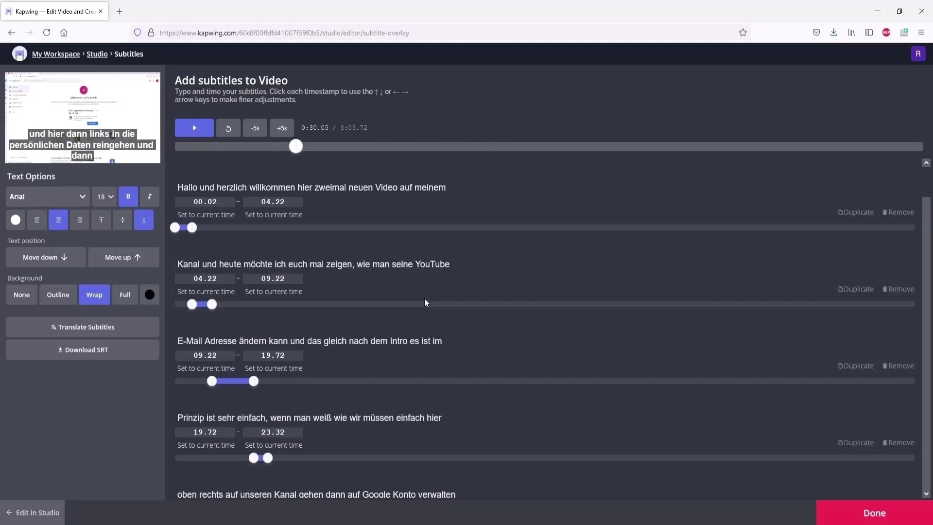 Generarea automată a subtitrărilor gratuite în 9 pași