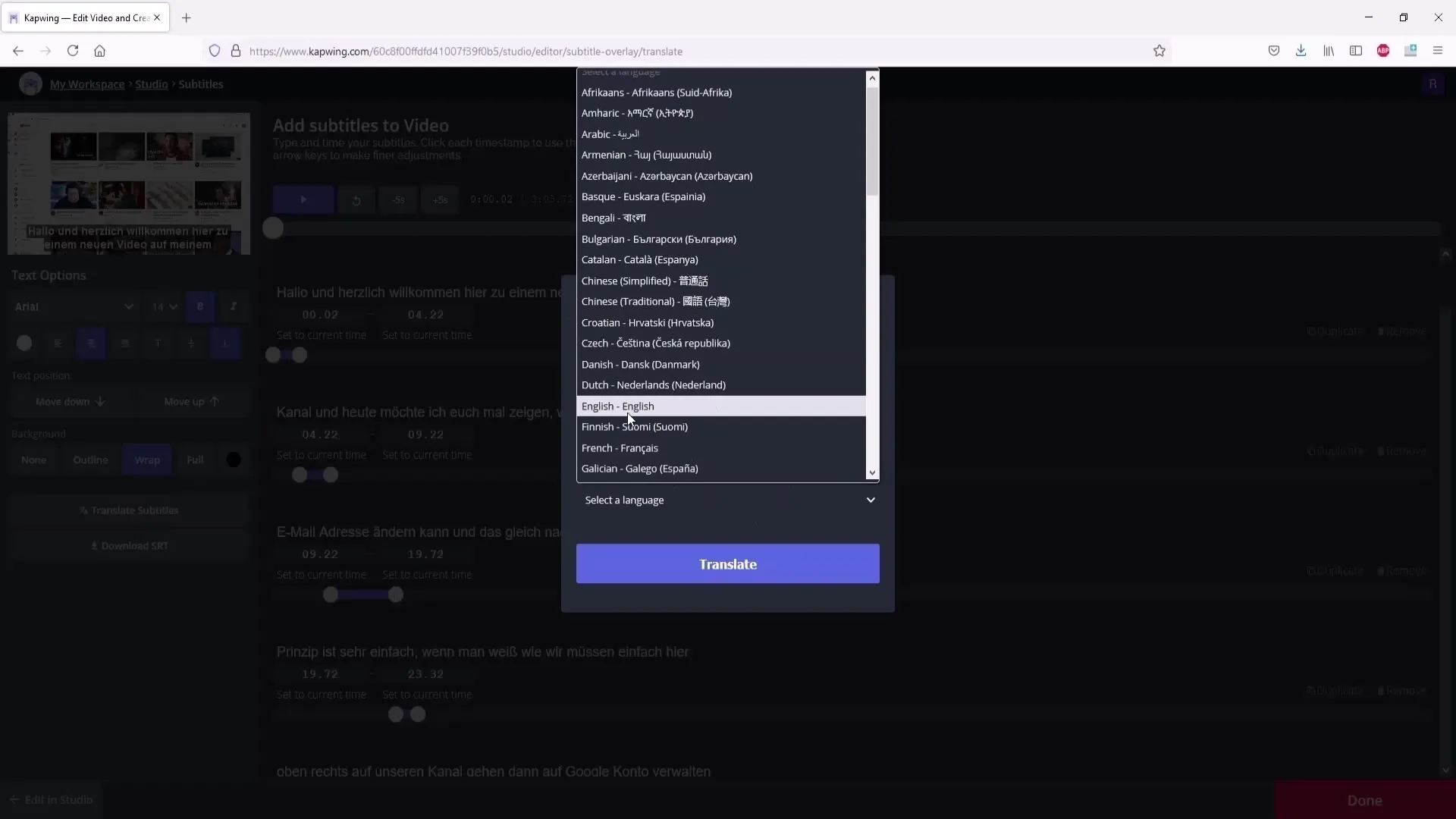 Crearea automată a subtitrărilor gratuite în 9 pași