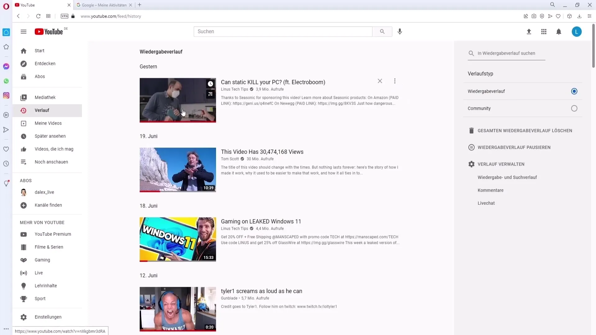 Slette YouTube-søkehistorikk og avspillingshistorikk effektivt