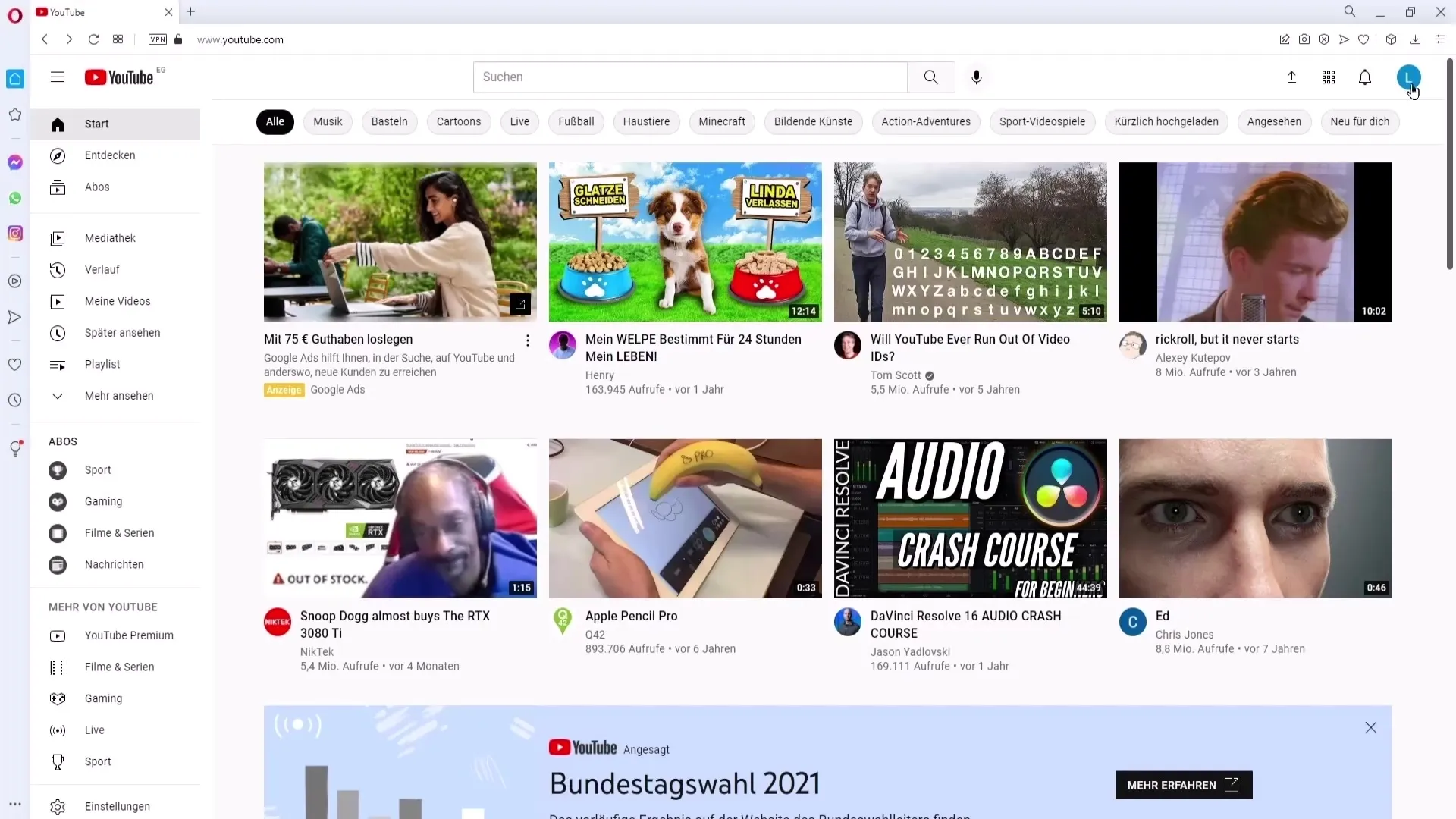 Rapporter en effektiv YouTube-kanal eller video