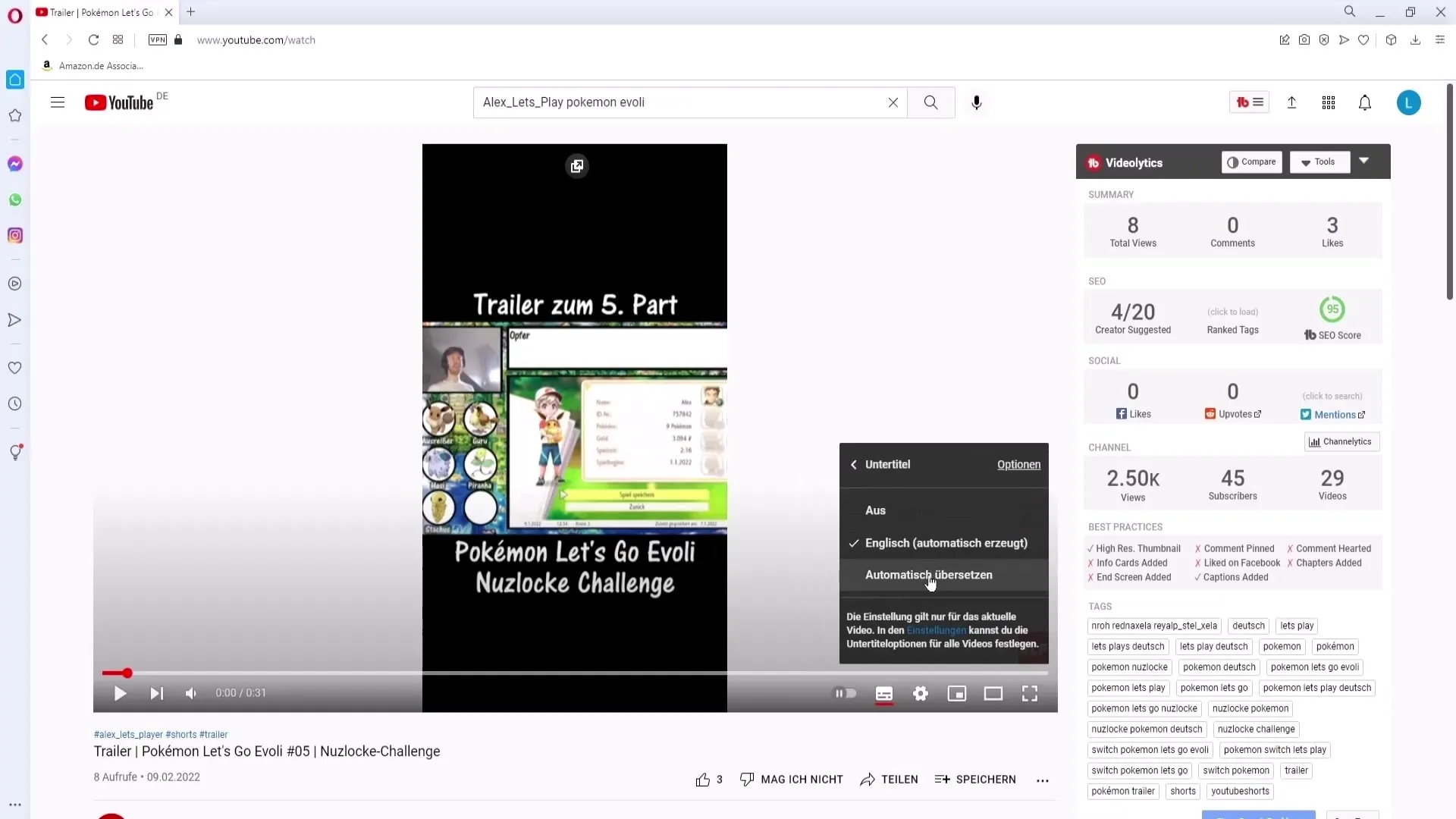 Aktiver og deaktiver undertekster på YouTube