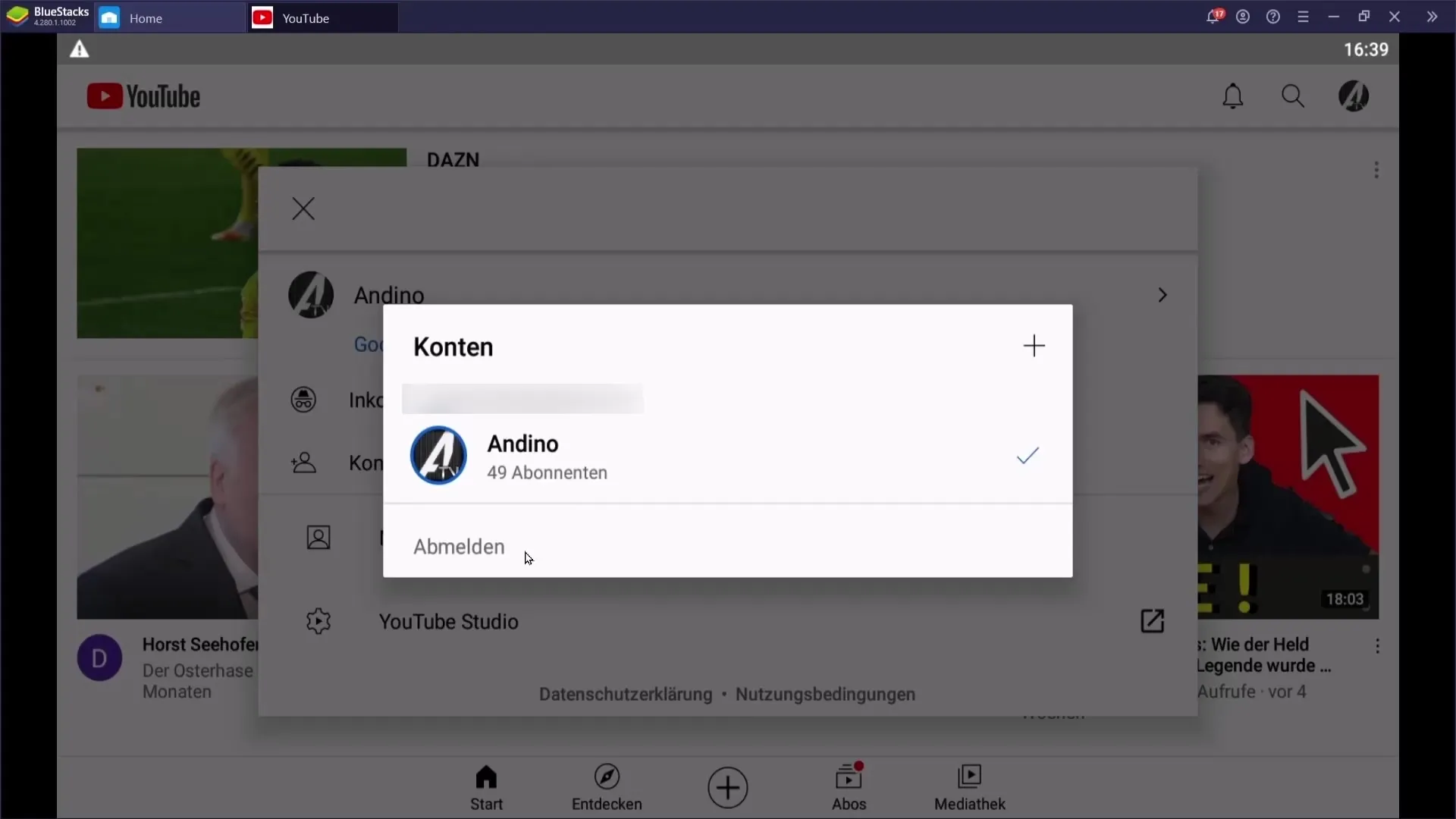 Melde deg av YouTube-kanalen - veiledning for PC og mobil