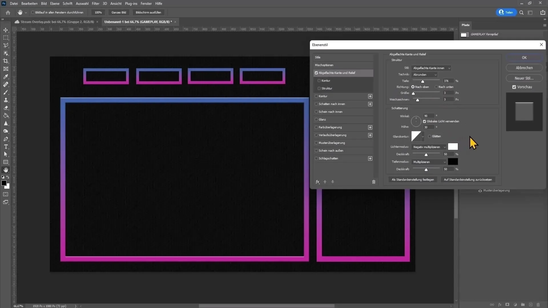 Membuat overlay streaming dengan Photoshop untuk YouTube dan Twitch Membuat overlay streaming dengan Photoshop untuk YouTube dan Twitch