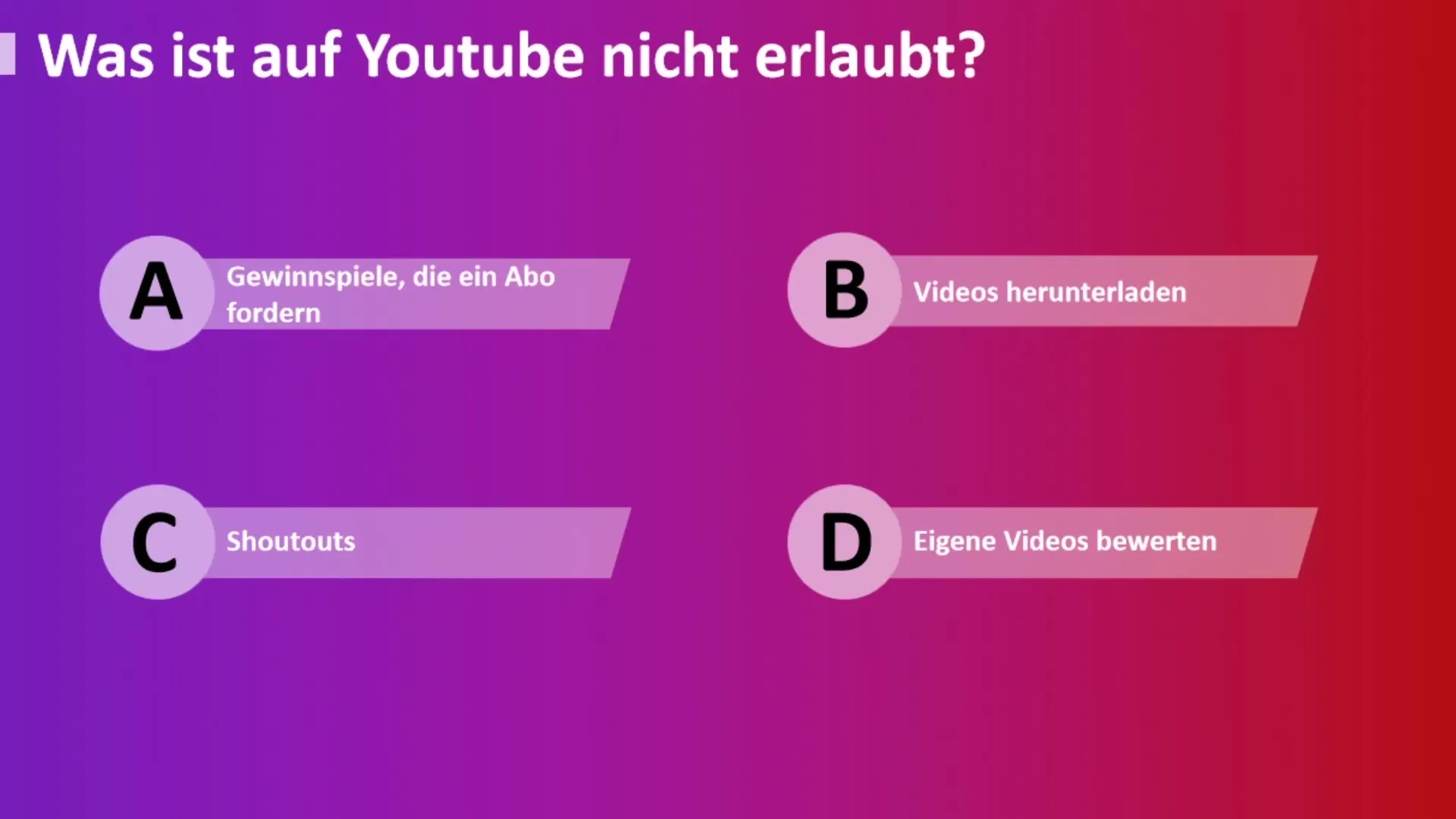 Uji pengetahuan Anda tentang pemasaran YouTube dengan kuis ini Uji pengetahuan Anda tentang pemasaran YouTube dengan kuis ini