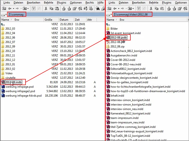 Tips & tricks for Adobe InDesign: Find lost book files quickly