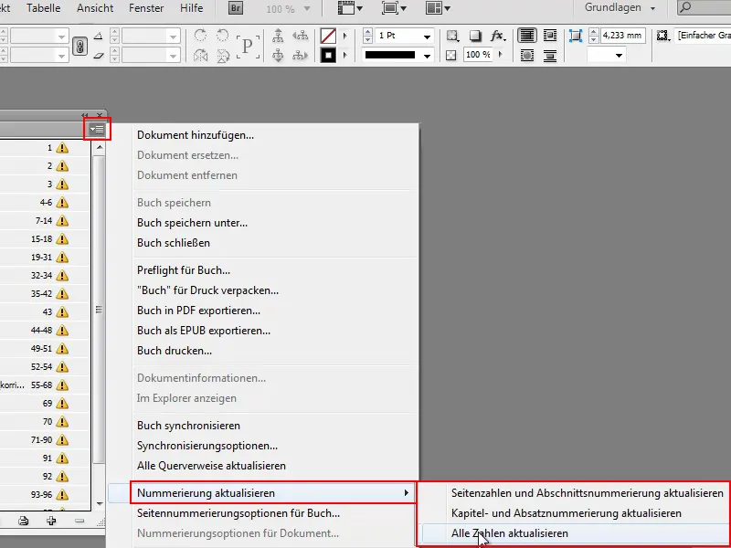 Tips & tricks for Adobe InDesign: Find lost book files quickly