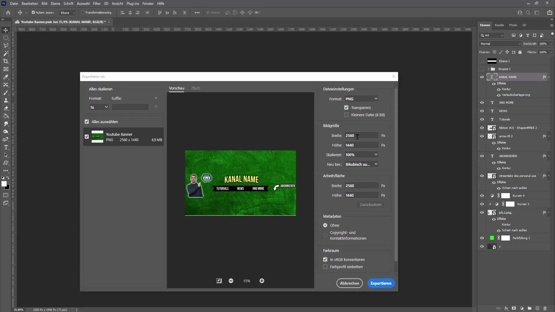Membuat banner YouTube yang efektif dengan Photoshop Membuat banner YouTube secara efektif dengan Photoshop