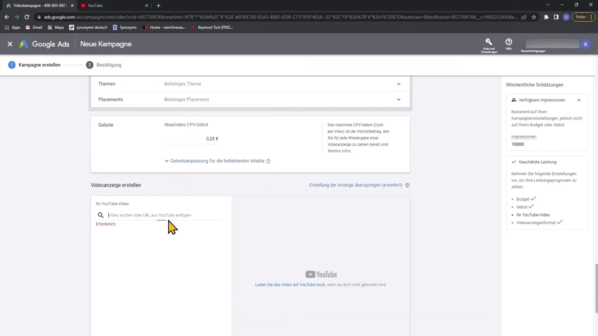 Menampilkan iklan YouTube yang ditargetkan dengan Google Ads Menampilkan iklan YouTube yang terarah dengan Google Ads