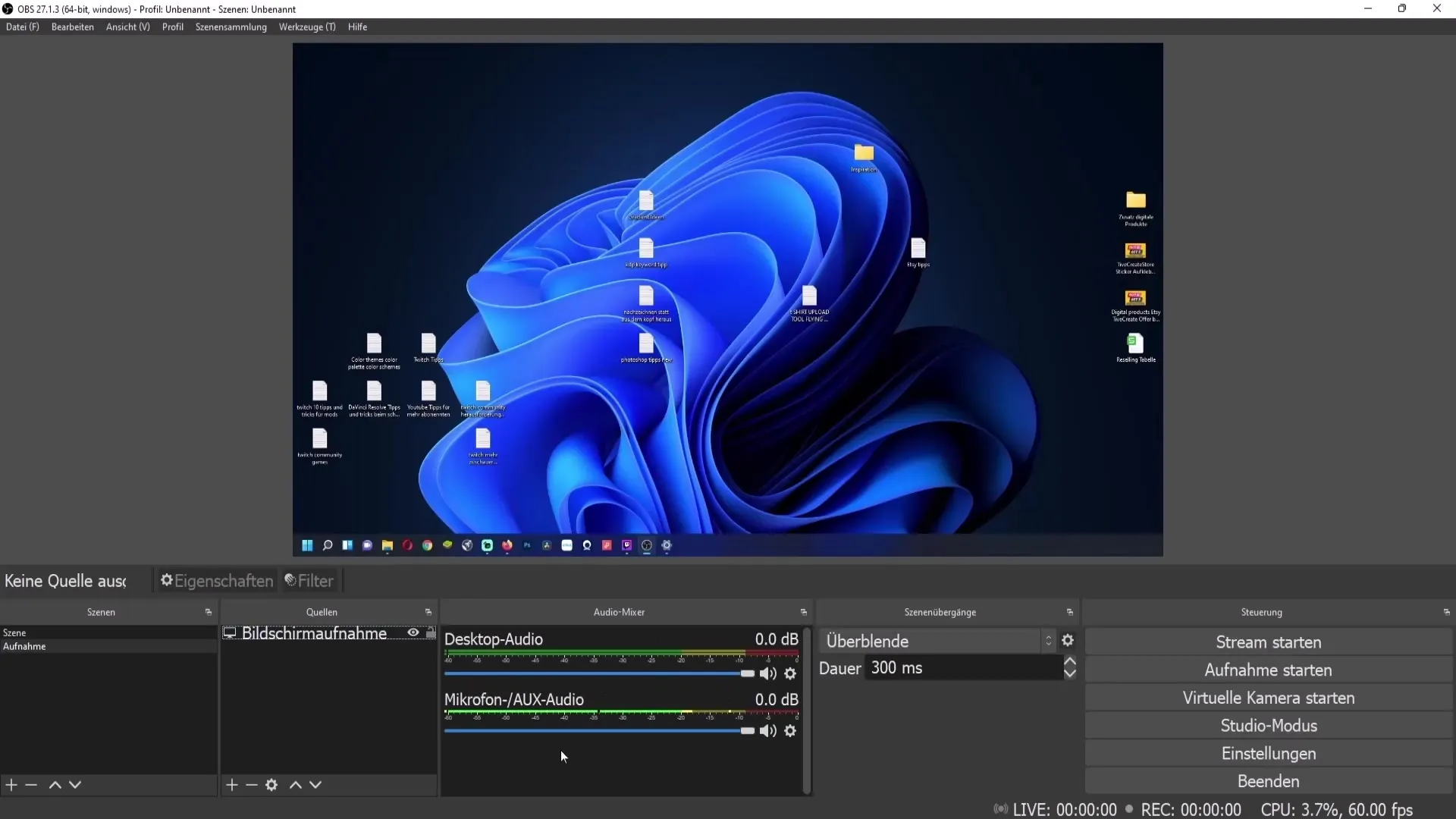 Gratis videoopptak med OBS Studio