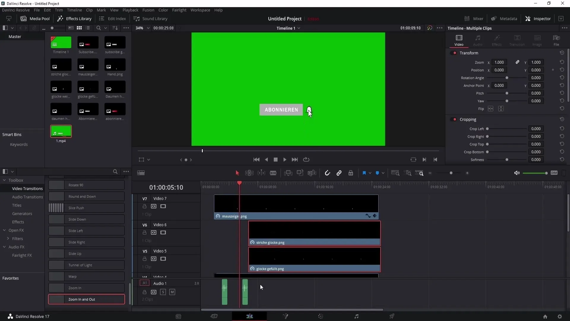 Membuat animasi tombol langganan untuk YouTube Membuat animasi tombol berlangganan untuk YouTube