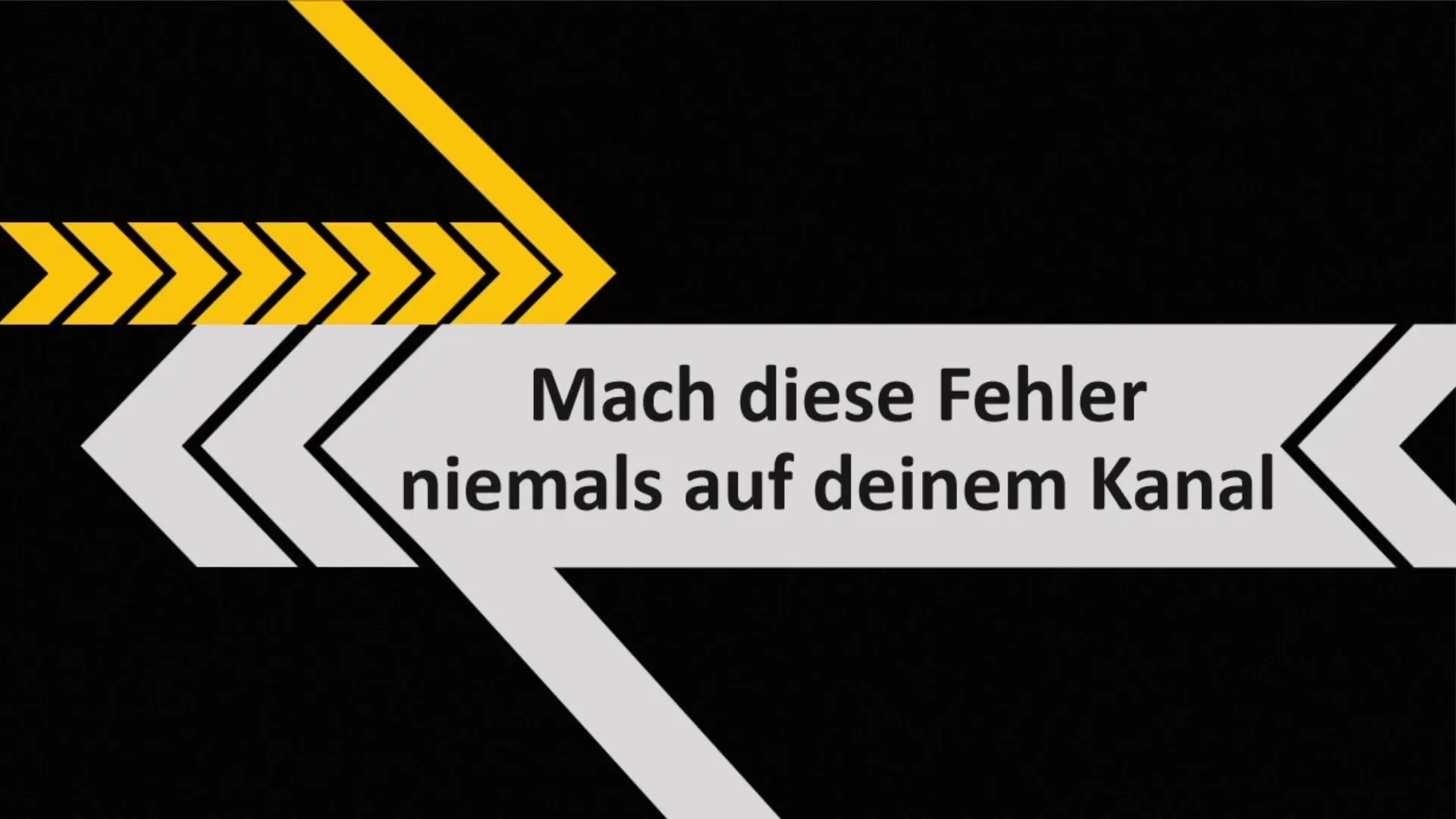 Unngå 9 vanlige feil for din YouTube-kanal