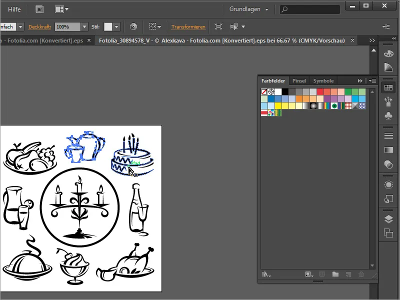 Mendesain menu profesional di Adobe InDesign - Bagian 4.