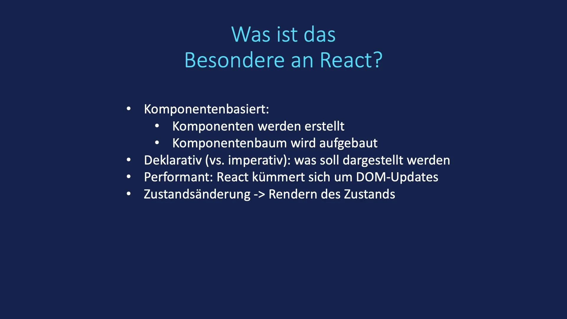 Comprendere l'essenza di React - vantaggi e caratteristiche