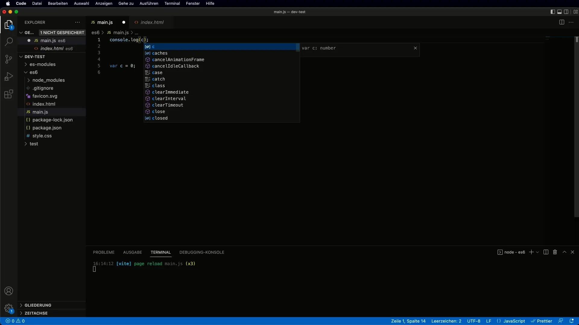 Variables en JavaScript : comprendre let et const