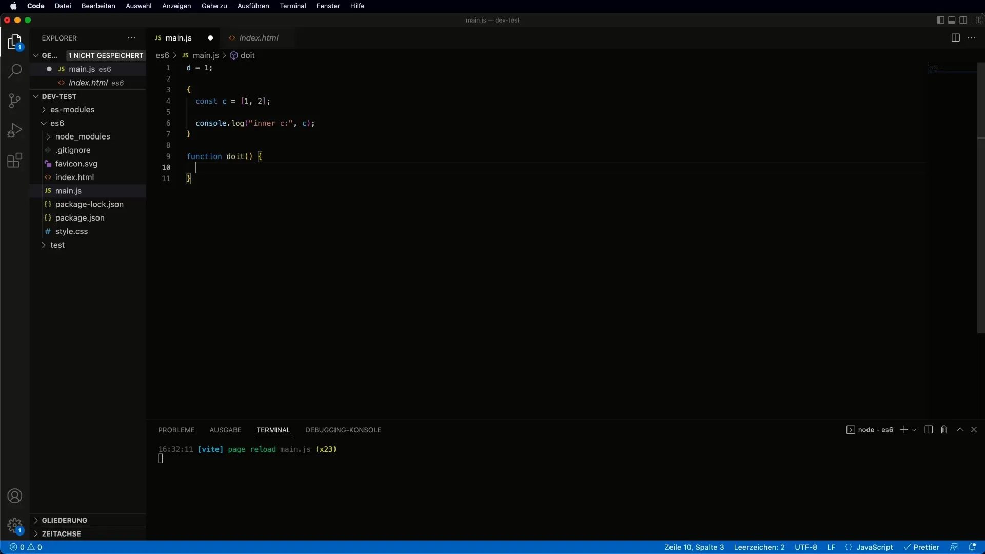 Variables en JavaScript: comprendre let et const