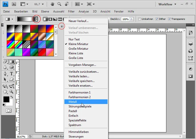 Kovové a chromové efekty pro texty a textury