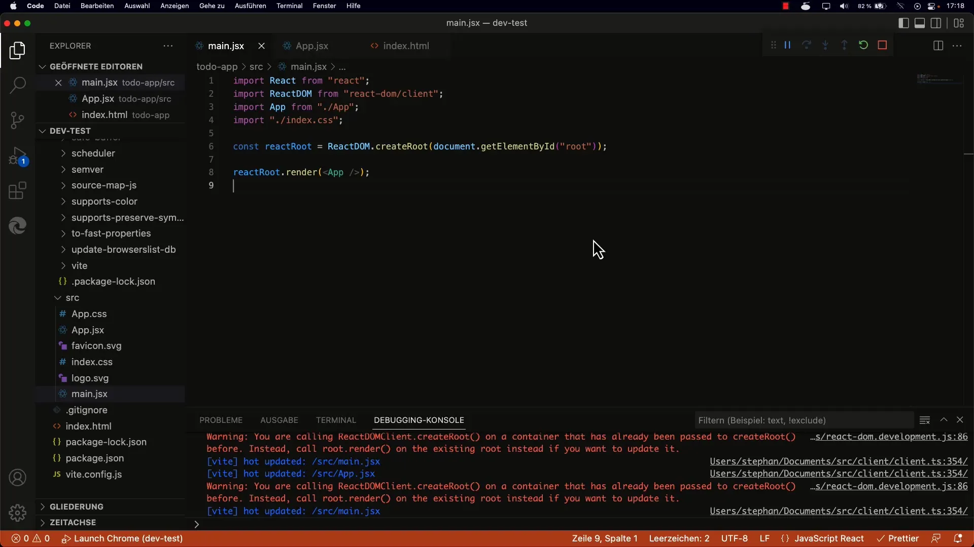 A crea componente în React eficient