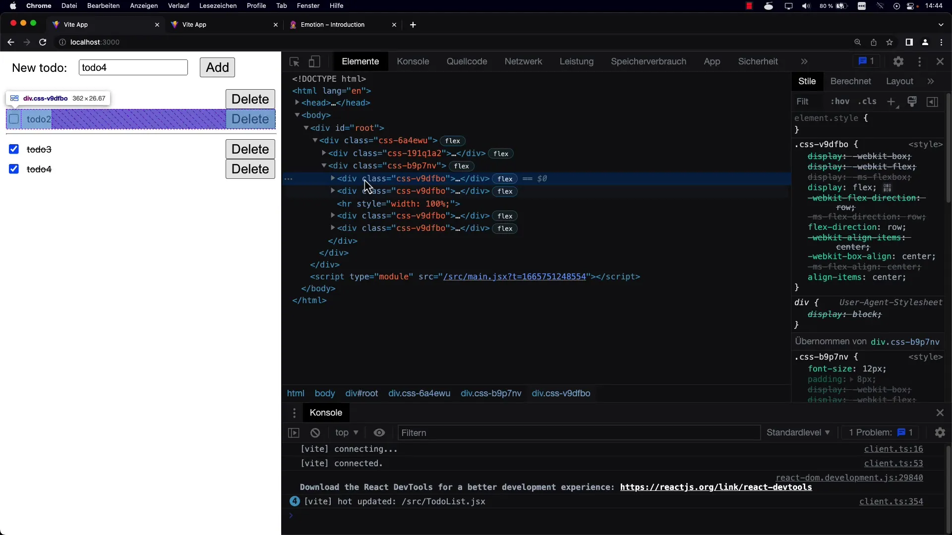 Guardar DIVs em componentes React