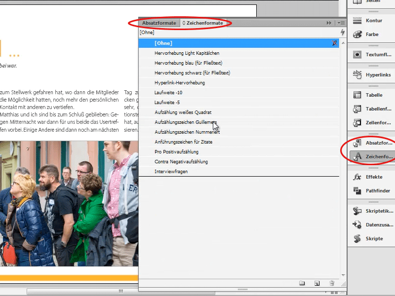 Trucos y consejos para Adobe InDesign: cree y aplique estilos de carácter y de párrafo a la velocidad del rayo