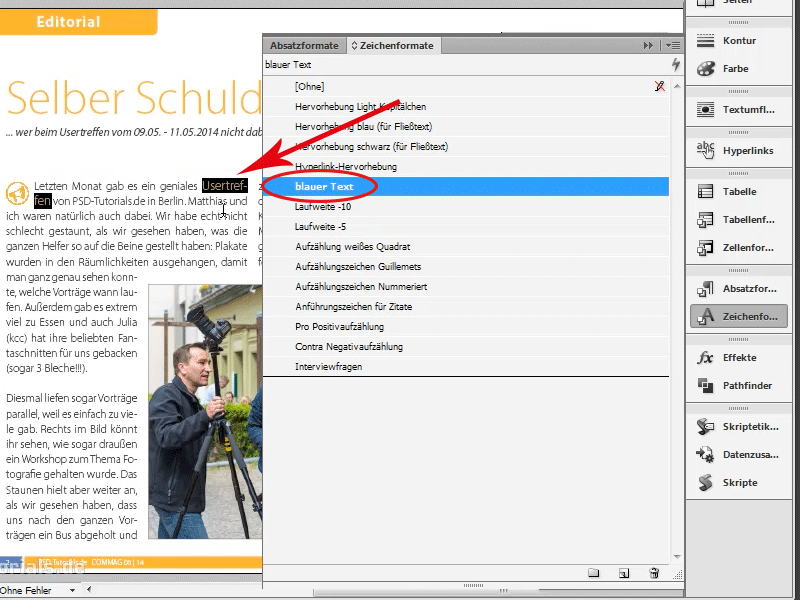 Trucos y consejos para Adobe InDesign: cree y aplique estilos de carácter y de párrafo a la velocidad del rayo