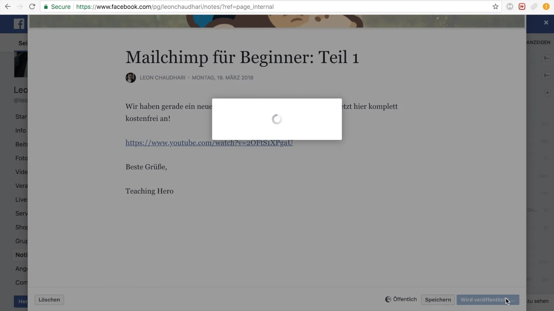 Migliora la tua pagina Facebook con gli appunti