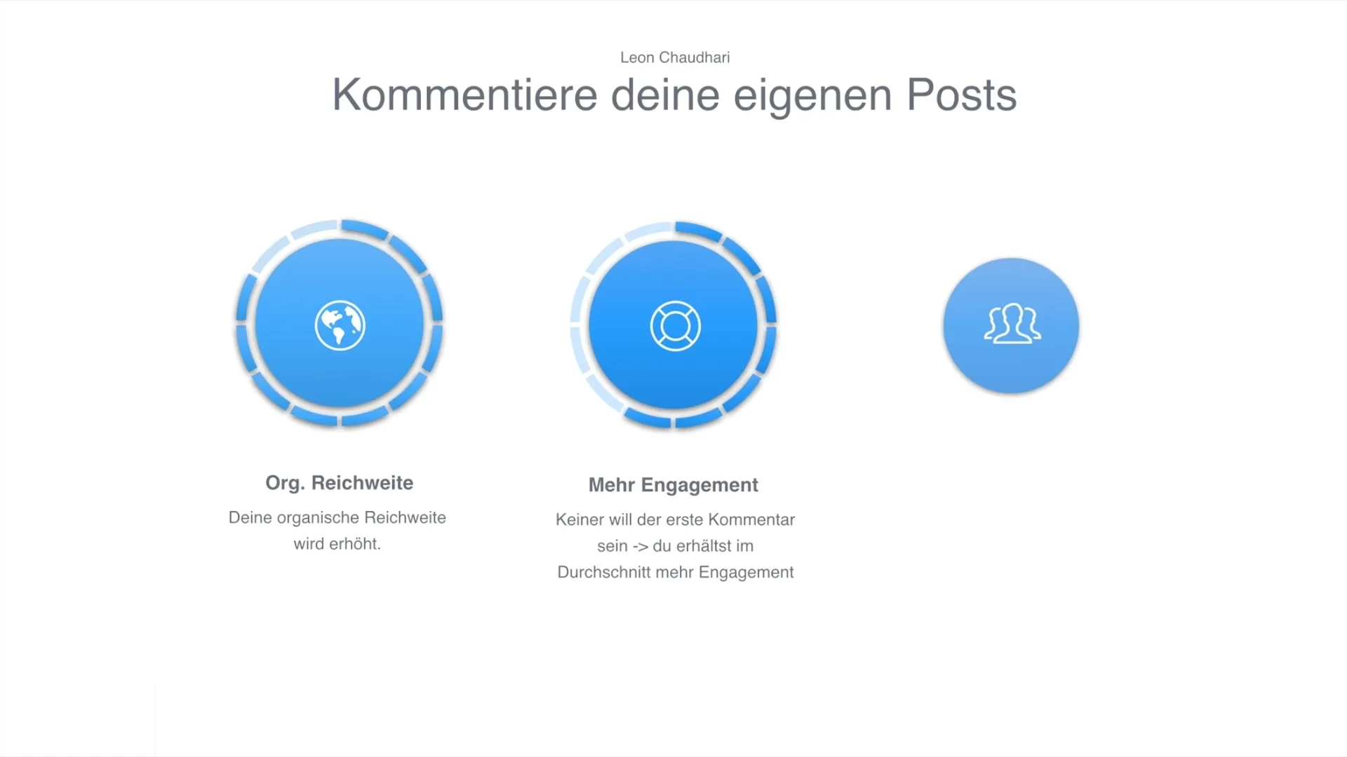 Engagement steigern durch eigene Kommentare auf Facebook-Posts