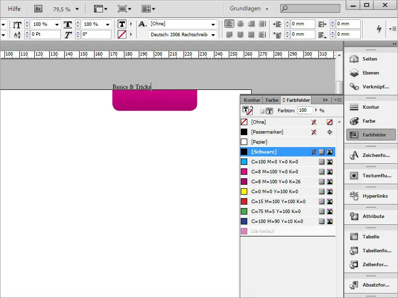 Mendesain sampul DVD dan label DVD - Bagian 1: Menyiapkan dokumen dan membuat bentuk pertama dengan efek